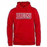 Men's Belmont Bruins Classic Wordmark Pullover Hoodie - Red,baseball caps,new era cap wholesale,wholesale hats